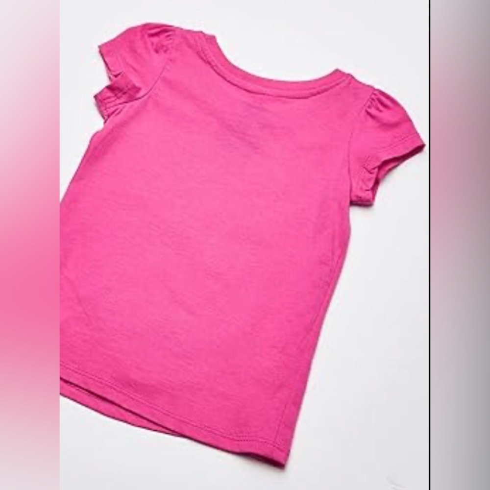 H&M Girls Bubblegum Pink Short Sleeve Tee